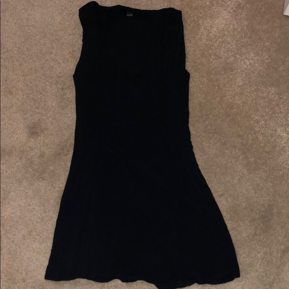 Forever 21 small black dress with neck tie